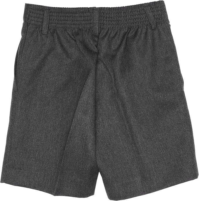 Blue Max Banner Boy's Essex School Shorts, Grey, W24 Regular (Manufacturer Size: 9 Years)