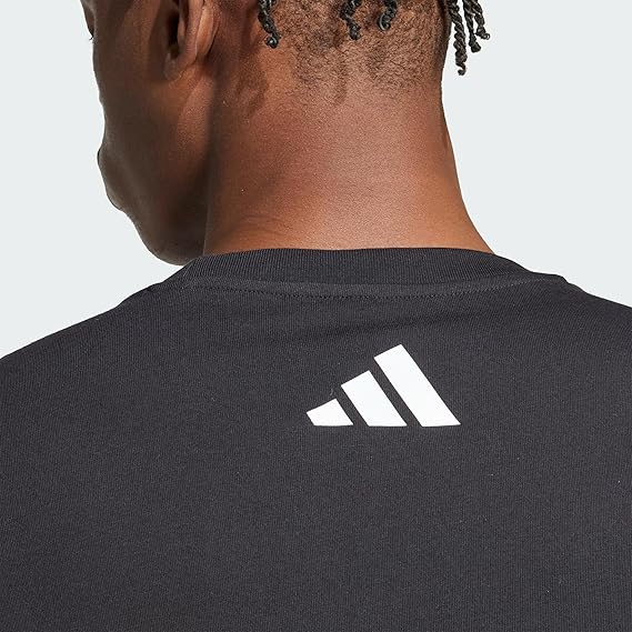 adidas Men's Mercedes - AMG Petronas Formula ONE Team DNA Graphic TEE Men, Black/White, XXL