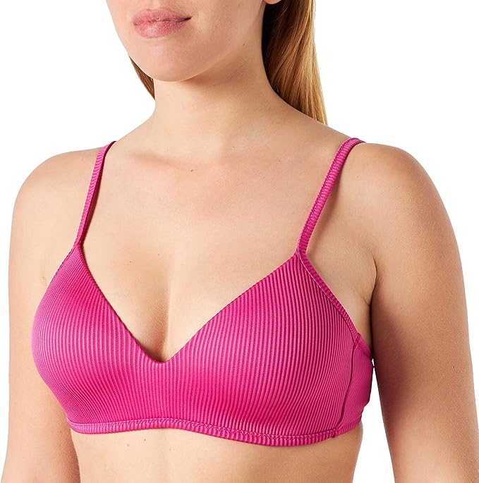 Sloggi Shore Women's Dottyback Bikini Top, Fuchsia Flower, M+ UK