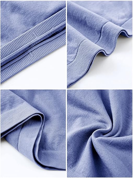 Geyoga 6 Pieces Strapless Bandeau Bras, Seamless Bralettes Stretchy Non Padded Tube Tops for Women(Medium,White, Pink, Light Blue, Purplish Red, Black, Peacock Blue) M