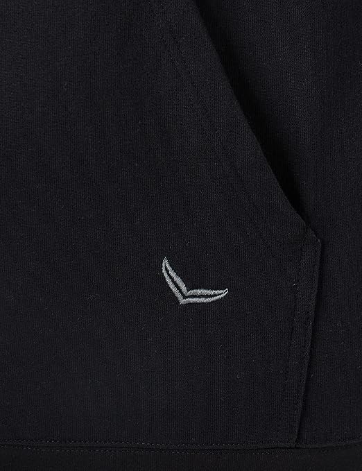 Trigema Men's 679905 Sweatshirt, Black, L