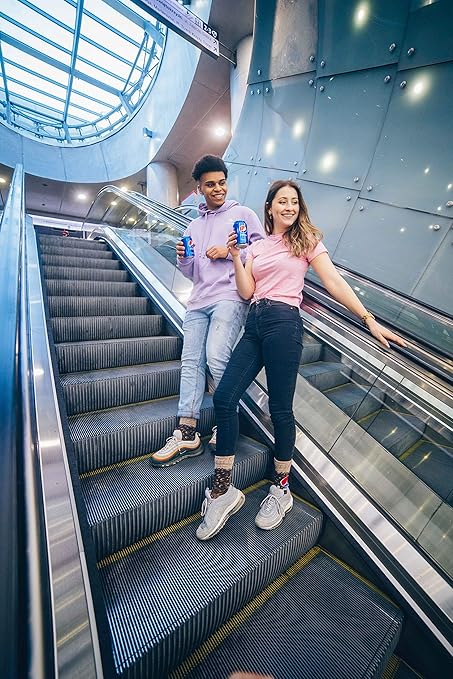 Rainbow Socks Men's Figure, Pepsi, 41-46