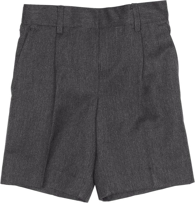 Blue Max Banner Boy's Essex School Shorts, Grey, W24 Regular (Manufacturer Size: 9 Years)