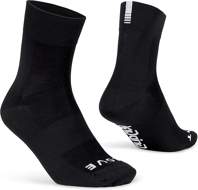 GripGrab Lightweight SL Single and Multipack Performance Summer Cycling Socks Eyecatching, Lengths Bike Sock