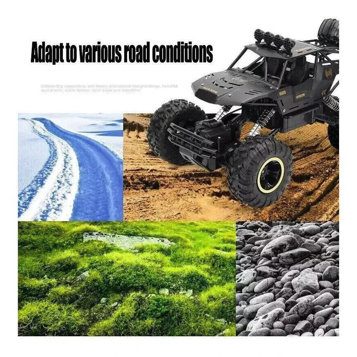 XL Remote Control Car – 4WD Big Wheel Electric Monster Truck for Kids