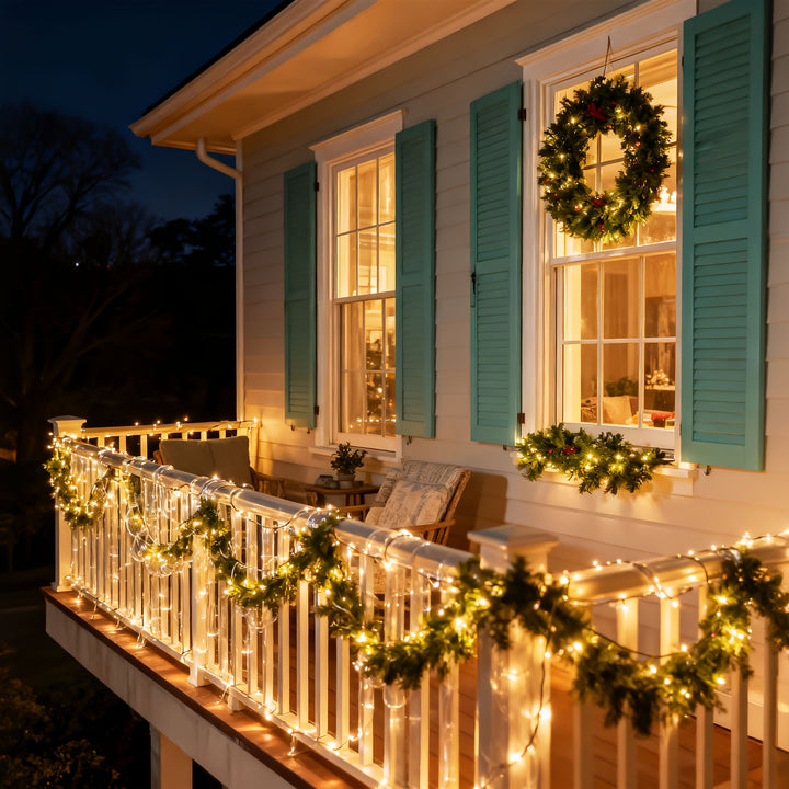 30m/50m/80m/100m Fairy Lights – Warm White & RGB, 8 Modes, Remote Control