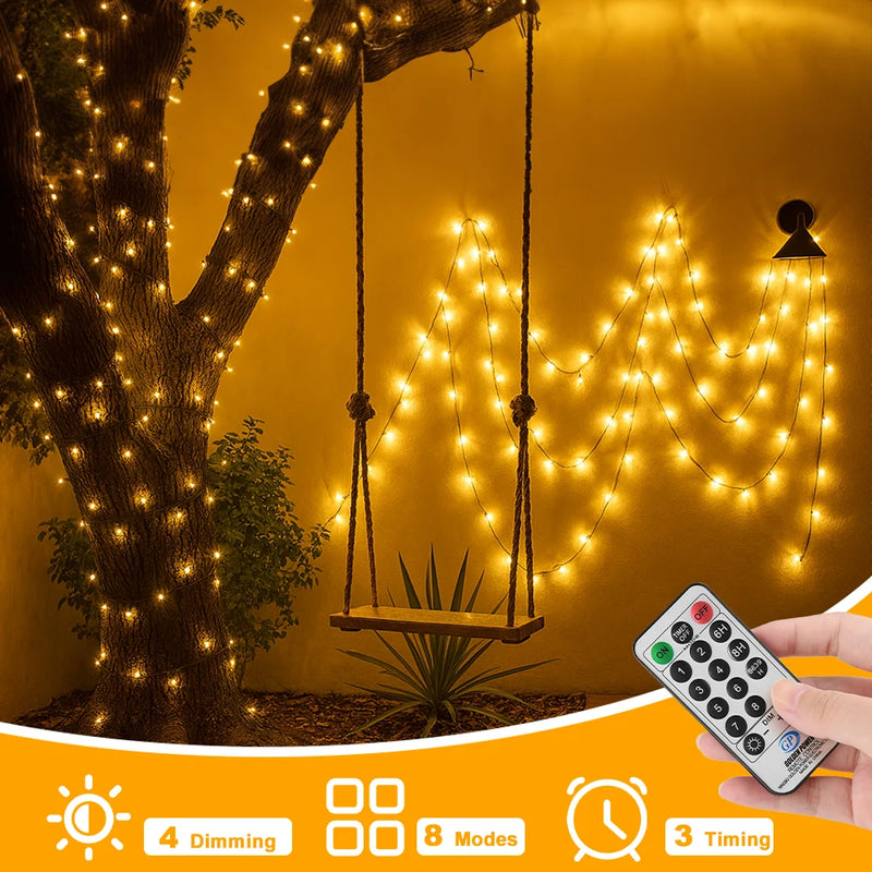 25m LED Fairy String Lights – Waterproof Outdoor Garden & Holiday Decor