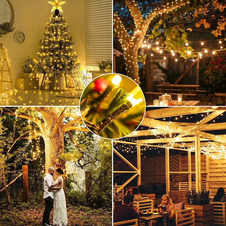 25m LED Fairy String Lights – Waterproof Outdoor Garden & Holiday Decor