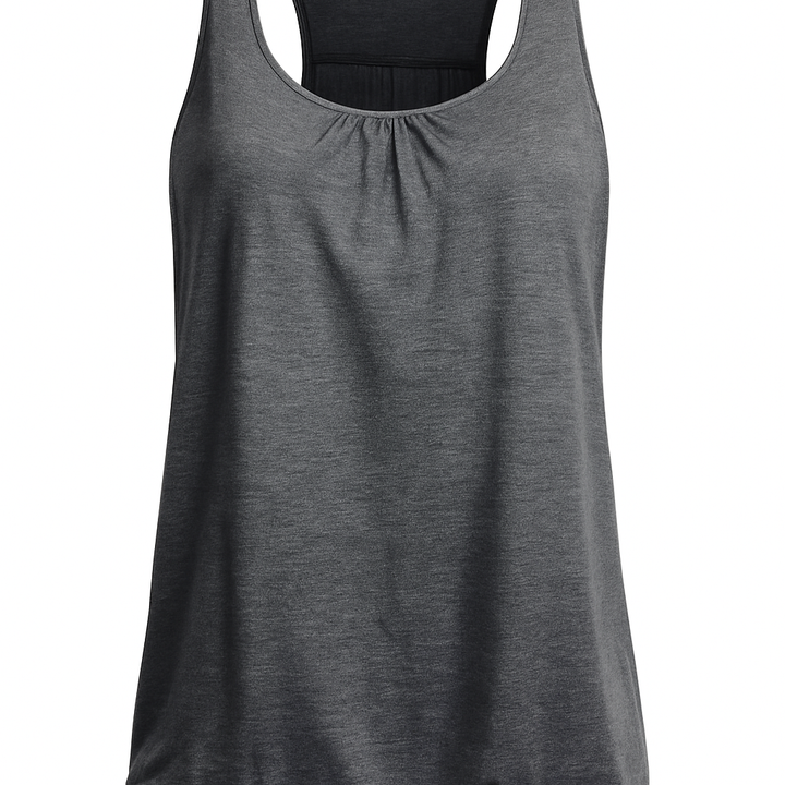 UNibelle Tank Top Women's Yoga Shirt Top Sports Tank Top Sleeveless Racerback Fitness Top 2 Pack, S