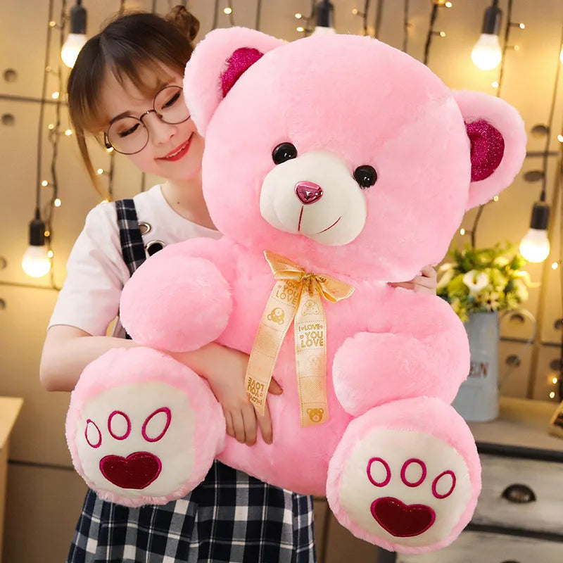 Huggale Teddy Bear Plush – Cute Cartoon Big Stuffed Animal Soft Toy Gift for Kids