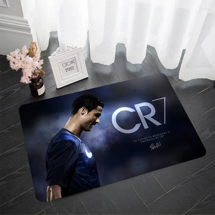 Cristiano Ronaldo CR7 Floor Mat Doormats Home Carpet Foot Mat Anti-Slip