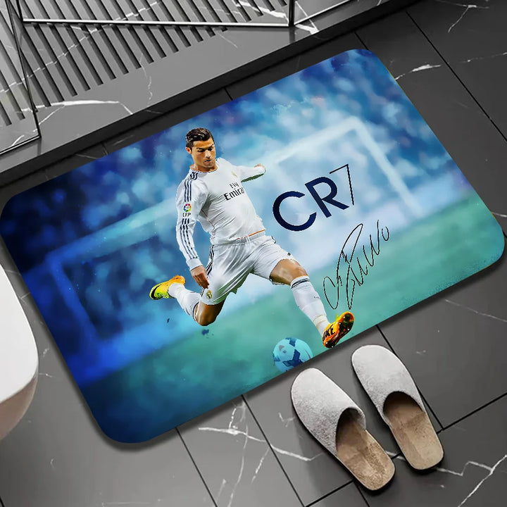 Cristiano Ronaldo CR7 Floor Mat Doormats Home Carpet Foot Mat Anti-Slip