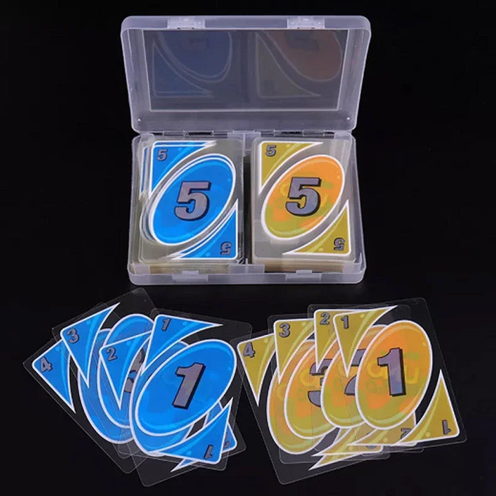 UNO H2O Waterproof Card Game – Transparent PVC Playing Cards