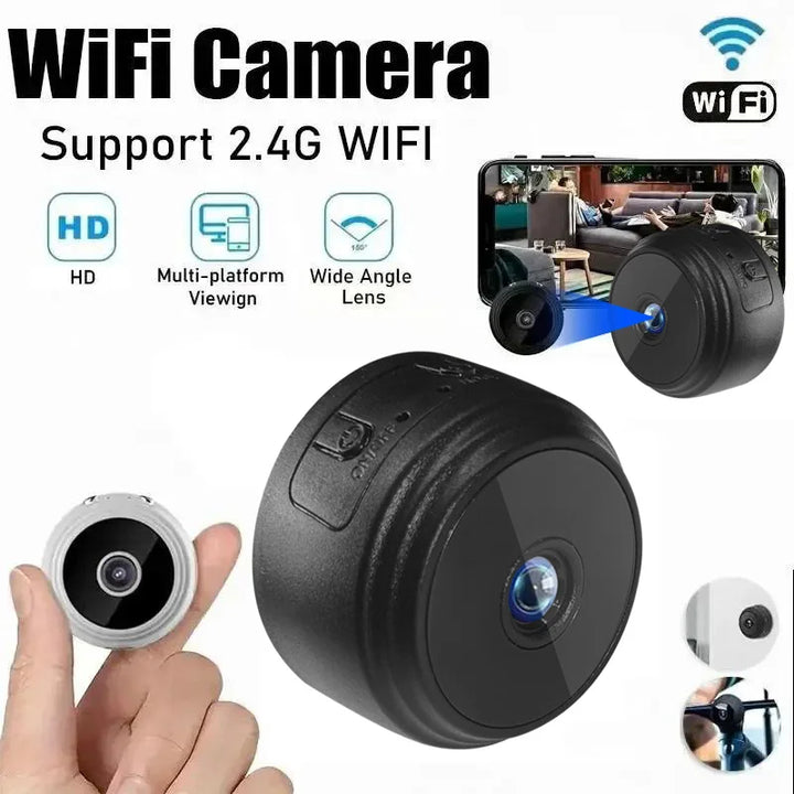 Mini Camera HD 720P Intelligent Home Security IP WiFi, Mobile Remote Application