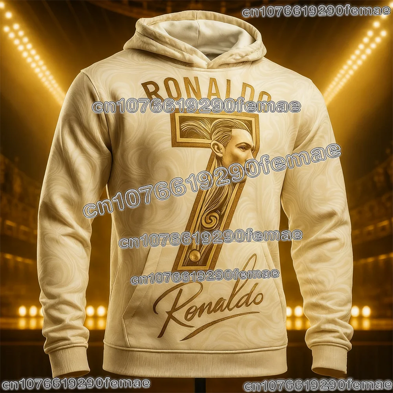 Ronaldo Fan Hoodie – High Quality Football Star Sweatshirt