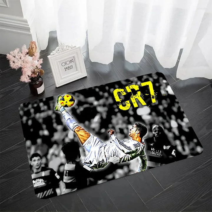 Cristiano Ronaldo CR7 Floor Mat Doormats Home Carpet Foot Mat Anti-Slip