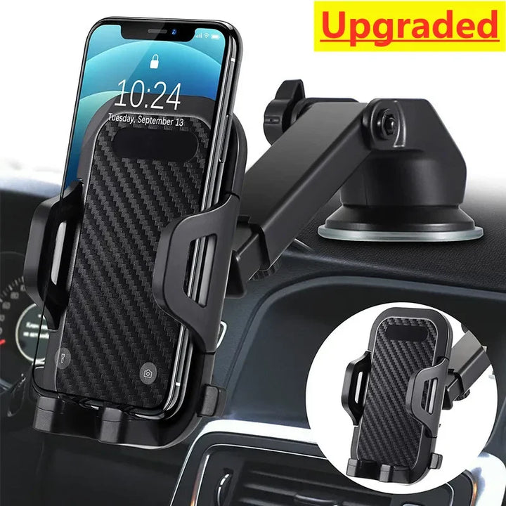 360° Car Phone Holder – Windshield Universal Mobile Mount for iPhone, Samsung & Huawei
