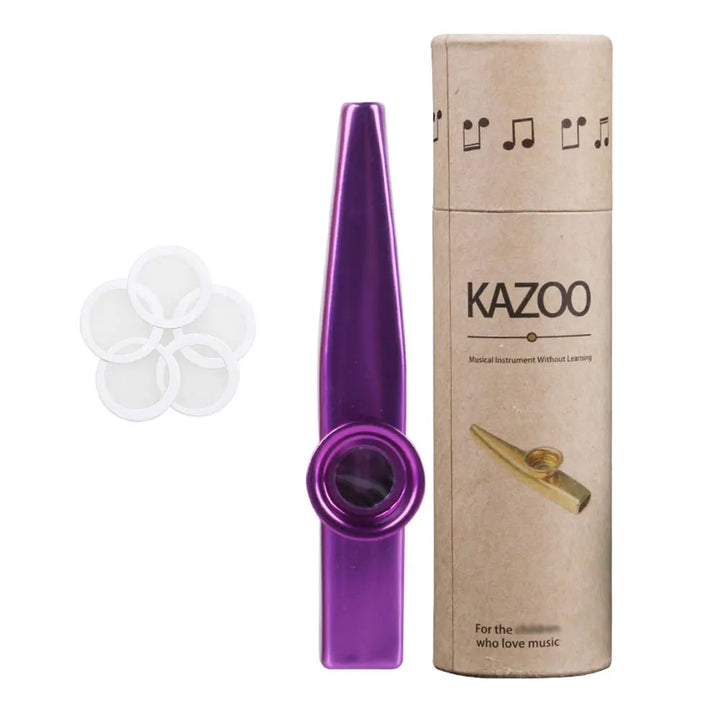 Aluminum Alloy Kazoo with Storage Box – Beginner Musical Instrument