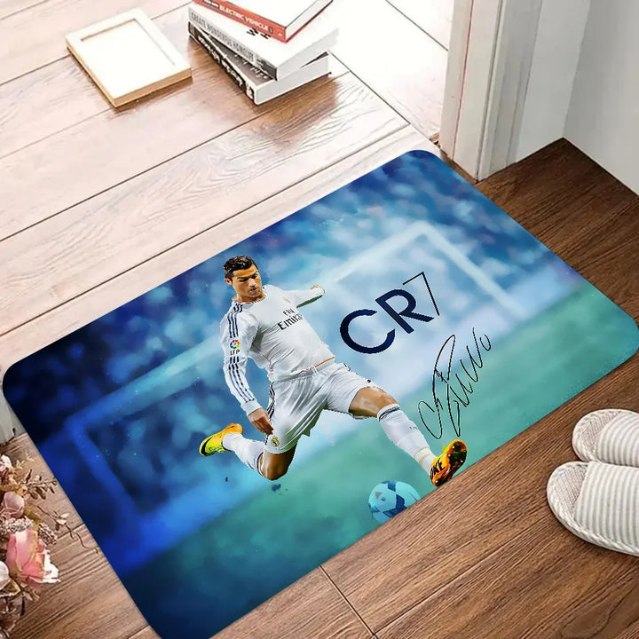 Cristiano Ronaldo CR7 Floor Mat Doormats Home Carpet Foot Mat Anti-Slip