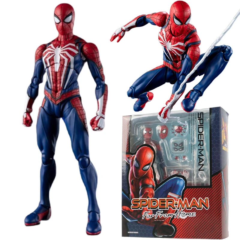 SHFiguarts Spider-Man PS4 – SHF Peter Parker Hero Action Figure Model Toy Gift