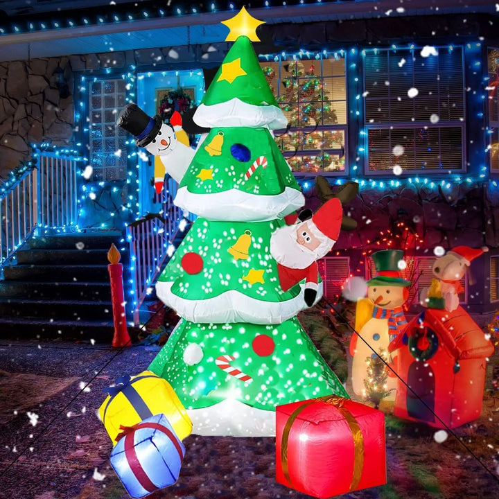 Musical Christmas Train Set with Track & Lights – Tree Decoration