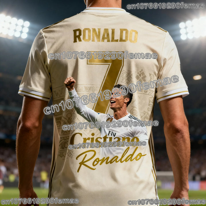 Ronaldo #7 Football Jersey – Fan Edition Training Top (Adults/Kids)