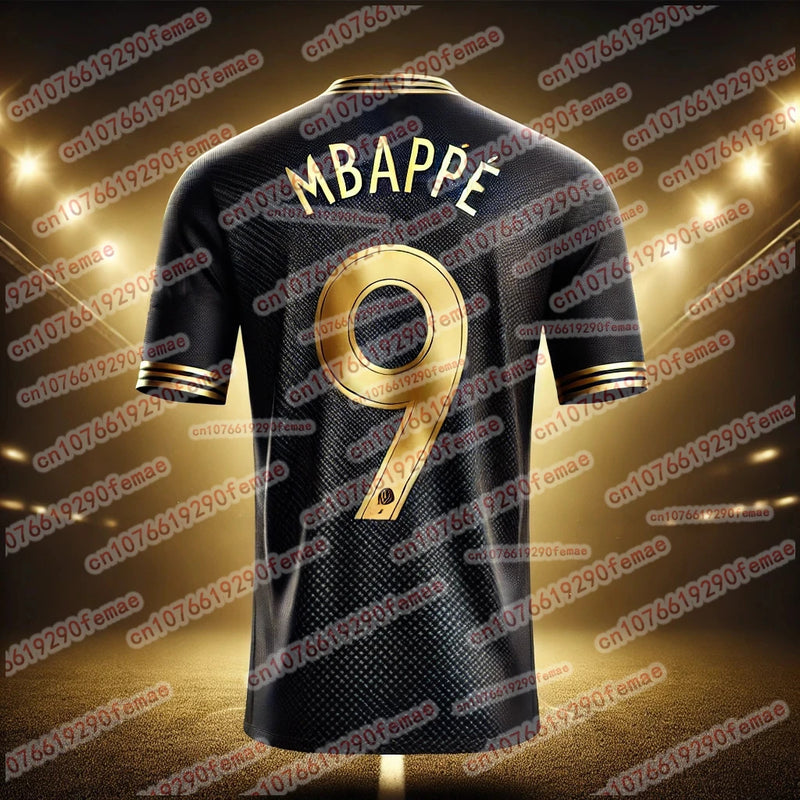 Men’s Mbappé Fan Jersey – Quick-Dry Printed Sports Training T-Shirt