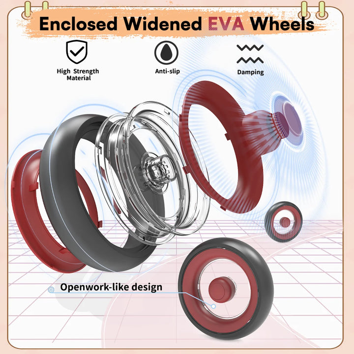 Ubravoo Baby Slide Balance Bike – 12–24M Ride-On Toy with Headlight & Silent Wheels