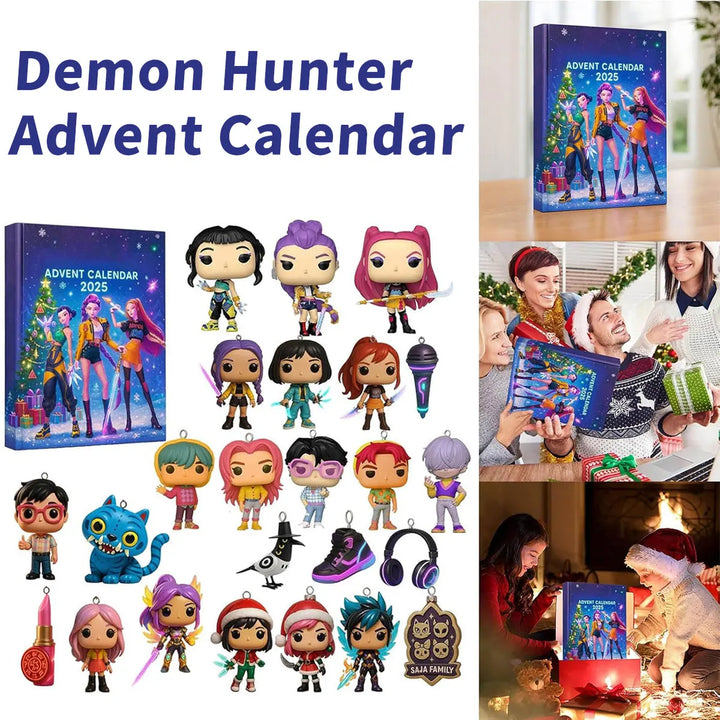 2025 Demon Hunter Advent Calendar – Blind Box Christmas Tree Pendants