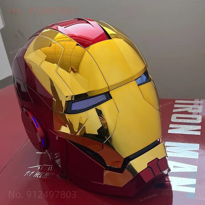 AutoKing 1:1 MK5 Iron Man Helmet – Wearable Cosplay Voice Control Light-Up Model