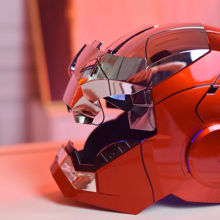AutoKing 1:1 MK5 Iron Man Helmet – Wearable Cosplay Voice Control Light-Up Model