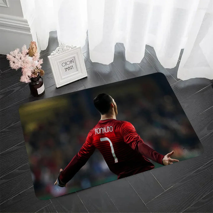 Cristiano Ronaldo CR7 Floor Mat Doormats Home Carpet Foot Mat Anti-Slip
