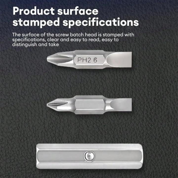 6-in-1 Ratcheting Screwdriver Set – Portable Multi-Bit Phillips & Slotted Repair Tool