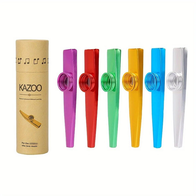 Aluminum Alloy Kazoo with Storage Box – Beginner Musical Instrument