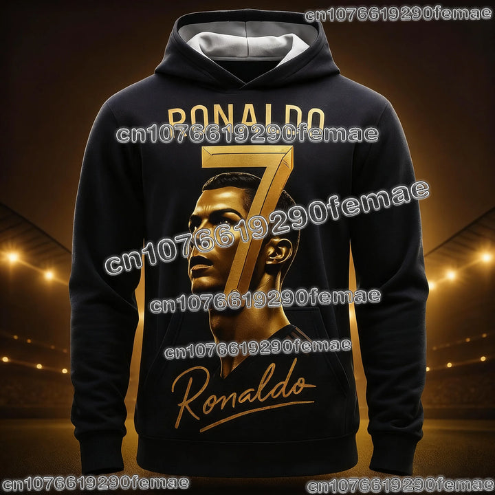 Ronaldo Fan Hoodie – High Quality Football Star Sweatshirt