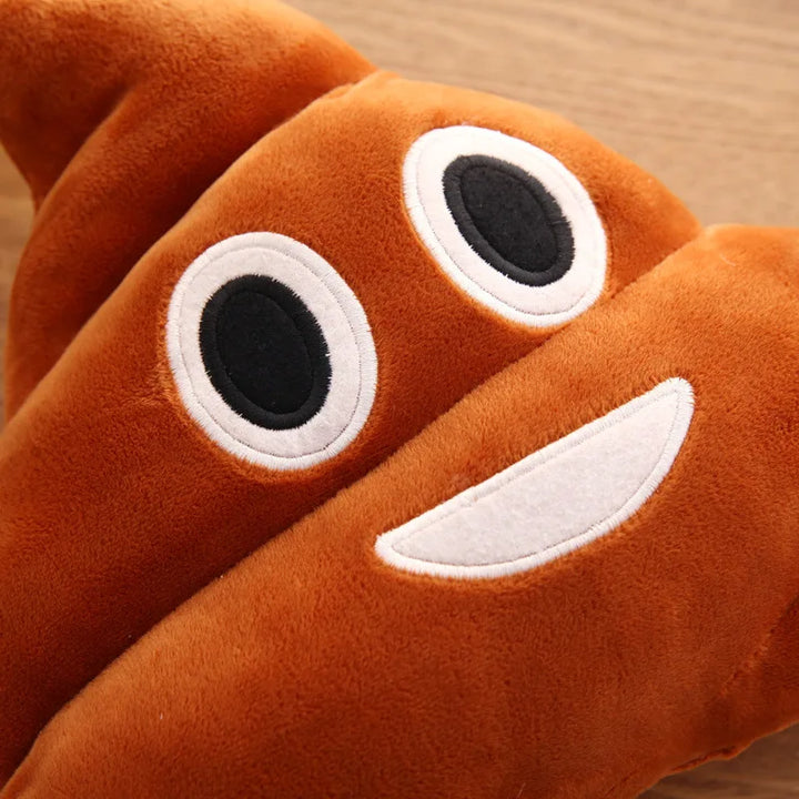 Cute Cartoon Poo Plush – Funny Poop Expression Cushion Soft Toy
