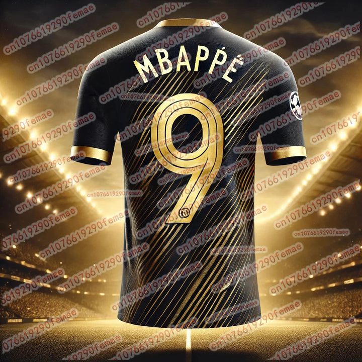 Men’s Mbappé Fan Jersey – Quick-Dry Printed Sports Training T-Shirt