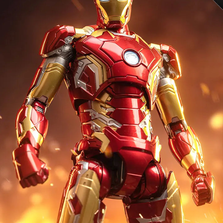 Fondjoy Marvel Iron Man – 10" LED Light-Up Action Model Toy for Boys