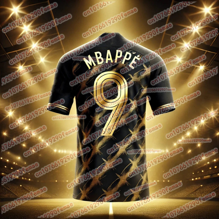 Men’s Mbappé Fan Jersey – Quick-Dry Printed Sports Training T-Shirt