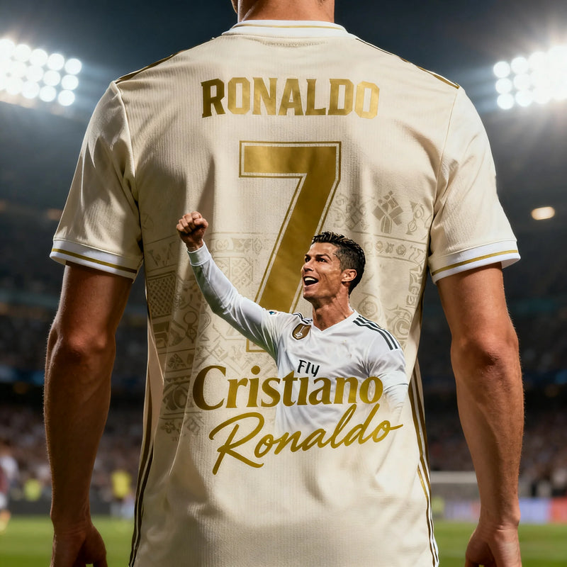 Ronaldo #7 Football Jersey – Fan Edition Training Top (Adults/Kids)
