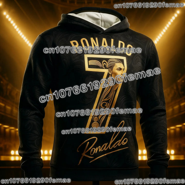 Ronaldo Fan Hoodie – High Quality Football Star Sweatshirt