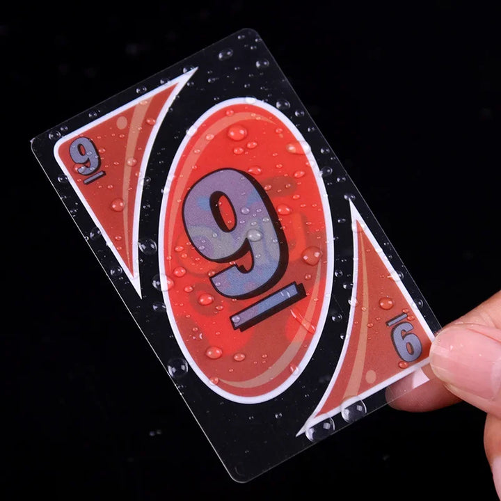 UNO H2O Waterproof Card Game – Transparent PVC Playing Cards