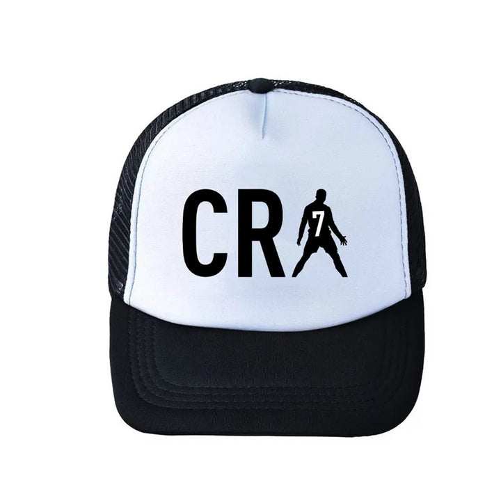 Cristiano Ronaldo CR7 Baseball Cap – Adjustable 3D Printed Snapback Hat