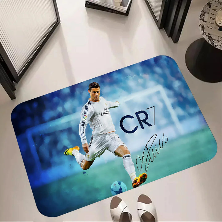 Cristiano Ronaldo CR7 Floor Mat Doormats Home Carpet Foot Mat Anti-Slip