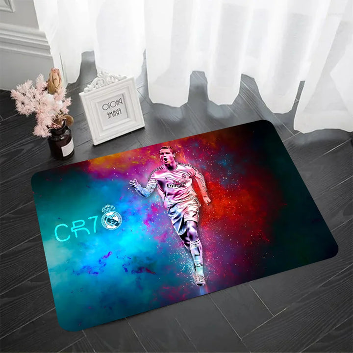 Cristiano Ronaldo CR7 Floor Mat Doormats Home Carpet Foot Mat Anti-Slip
