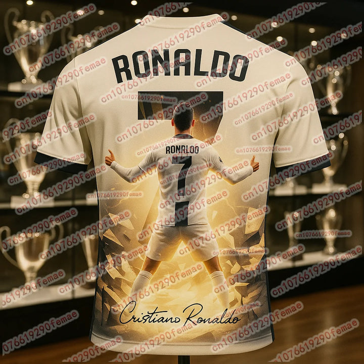 Cristiano Ronaldo Men’s T-Shirt – Fashion Printed Fan Sports Top