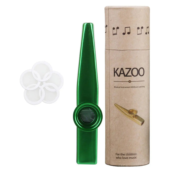 Aluminum Alloy Kazoo with Storage Box – Beginner Musical Instrument
