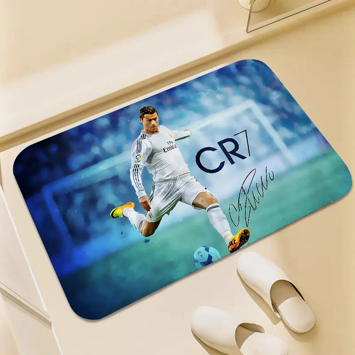 Cristiano Ronaldo CR7 Floor Mat Doormats Home Carpet Foot Mat Anti-Slip
