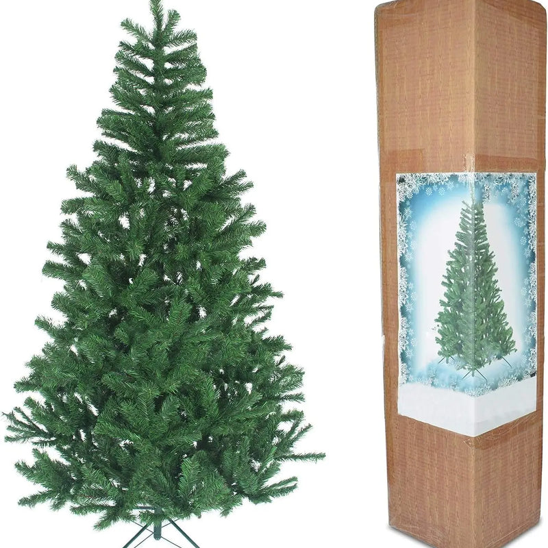 Shatchi 1.2m Artificial Christmas Tree – Green 230 Tips with Metal Stand