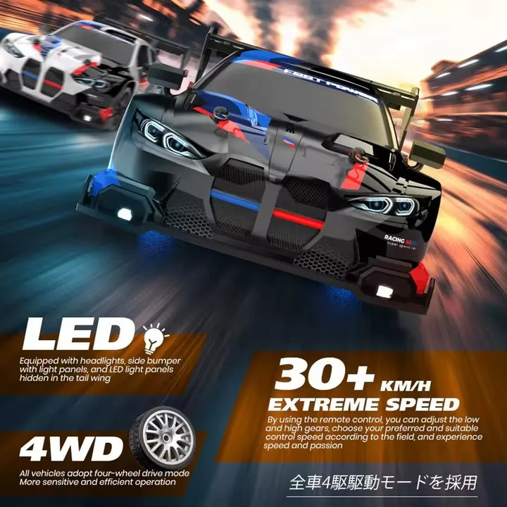 4WD RC Drift Car – Remote Control GTRPRO AE86PRO 4x4 Racing RTR Vehicle Toy Gift